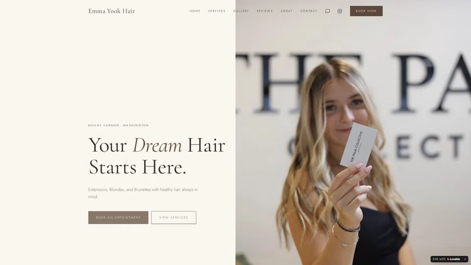 Homepage snapshot at launch