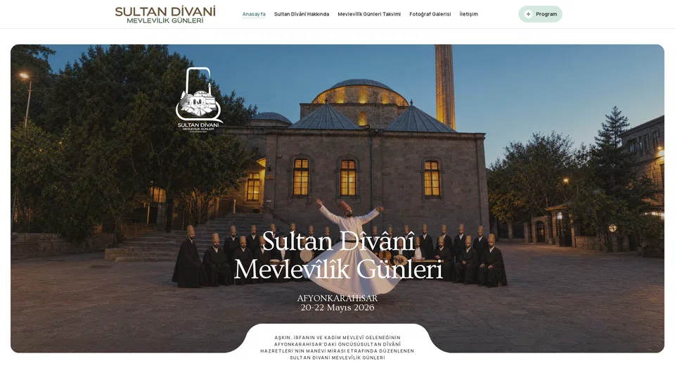 Homepage snapshot at launch