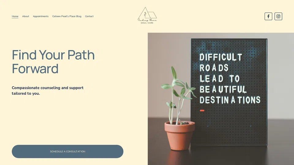 Homepage snapshot at launch