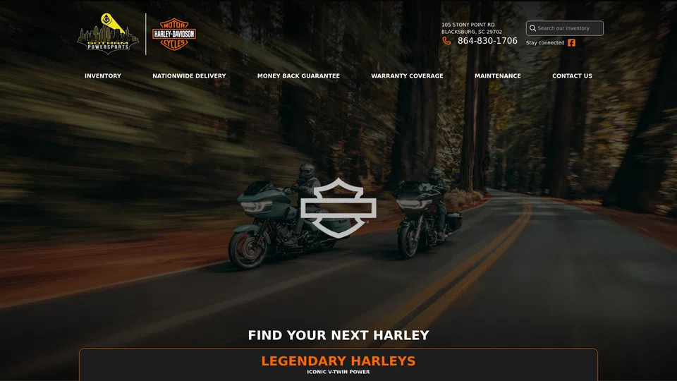 Homepage snapshot at launch