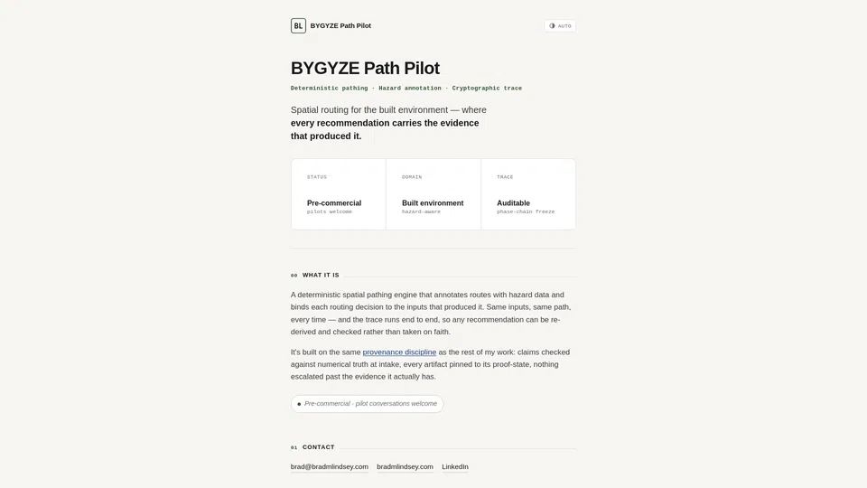 Homepage snapshot at launch