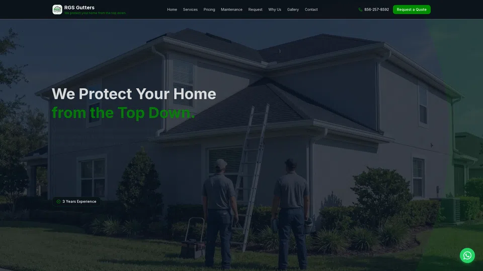 Homepage snapshot at launch