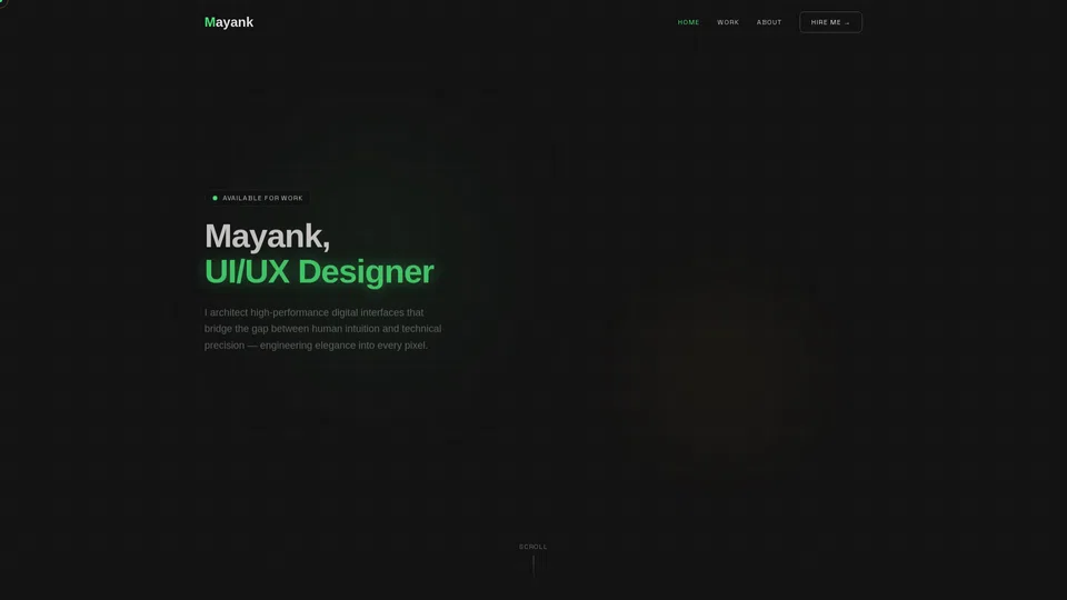 Homepage snapshot at launch