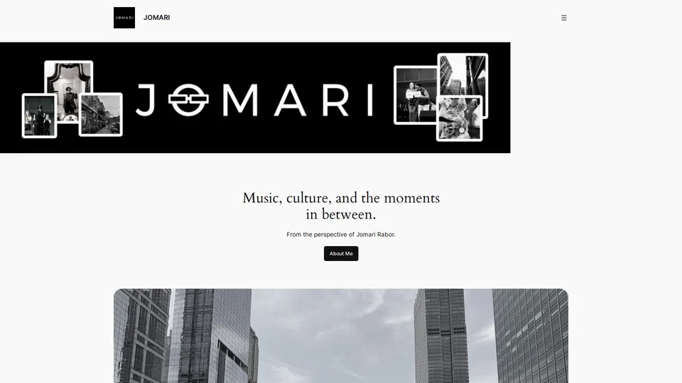 Homepage snapshot at launch