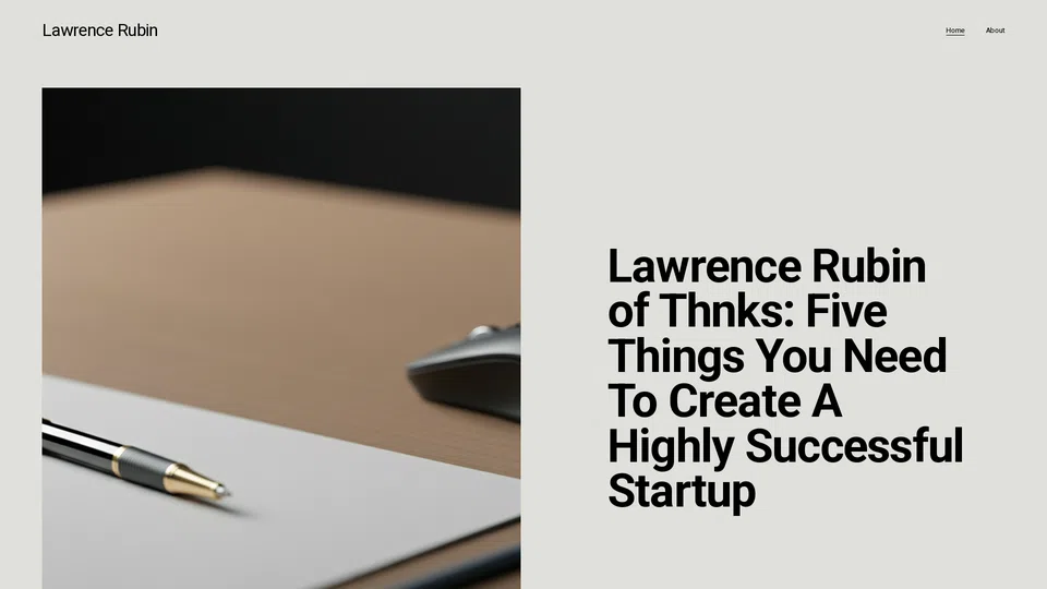 Homepage snapshot at launch