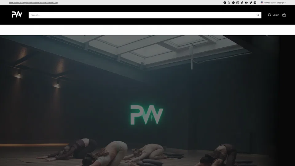 Homepage snapshot at launch