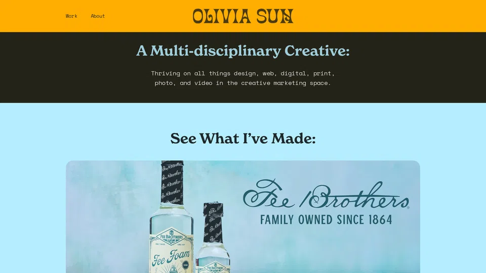 Homepage snapshot at launch