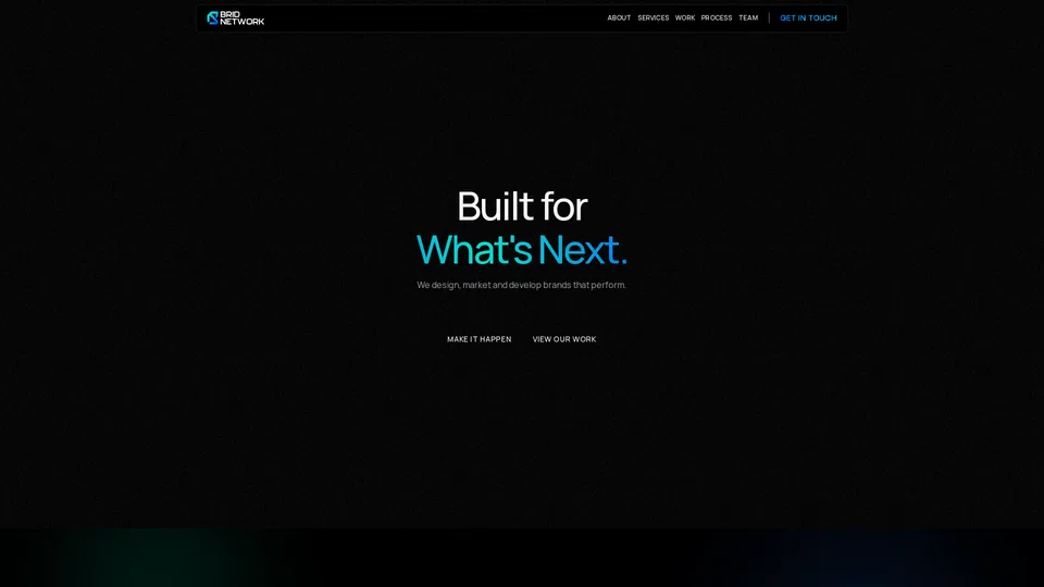 Homepage snapshot at launch
