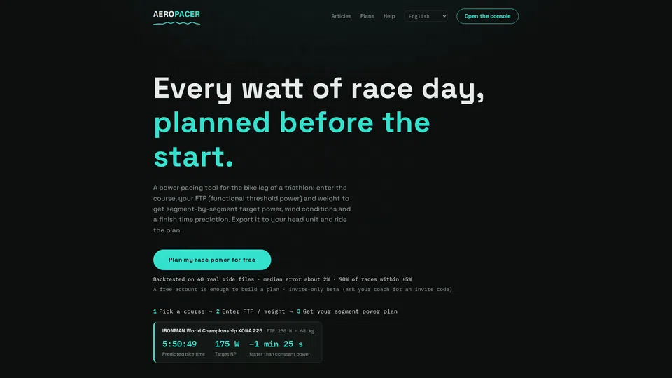 Homepage snapshot at launch