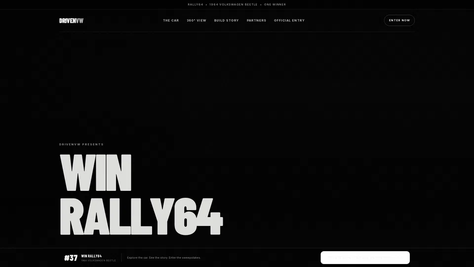 Homepage snapshot at launch