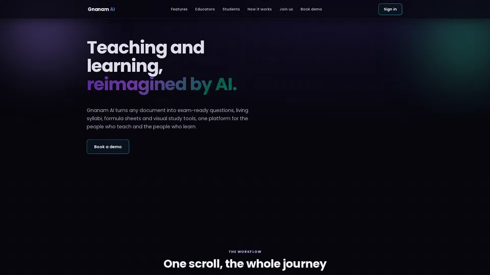 Homepage snapshot at launch