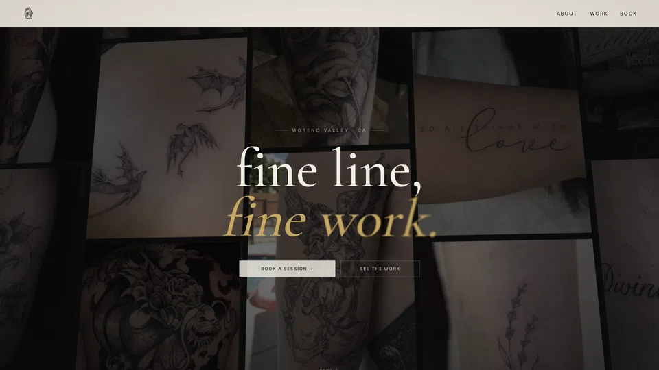 Homepage snapshot at launch