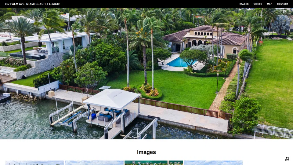 Homepage snapshot at launch
