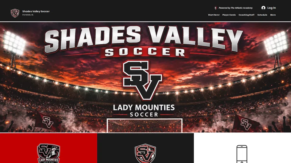 Homepage snapshot at launch