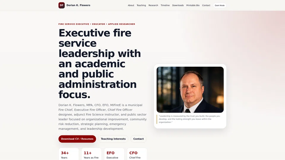 Homepage snapshot at launch