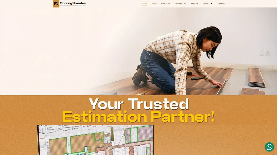 Homepage snapshot at launch