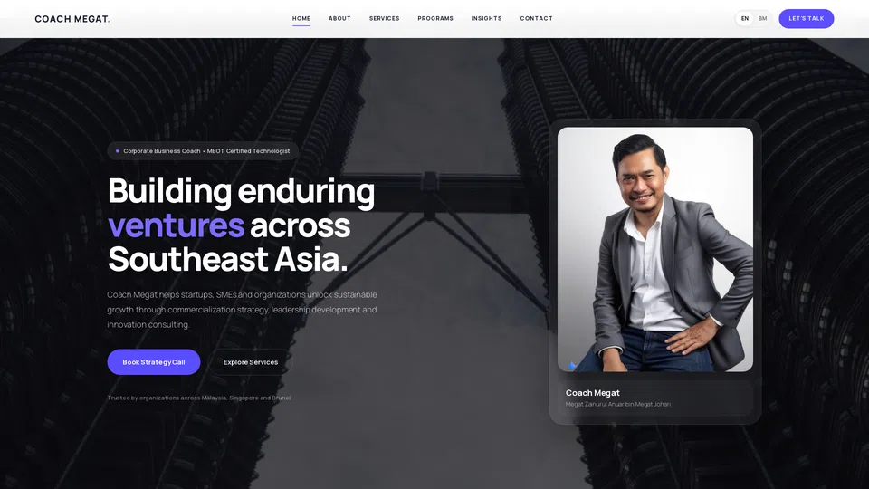 Homepage snapshot at launch