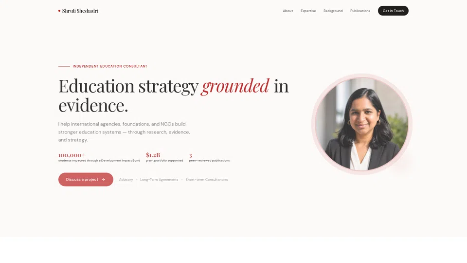 Homepage snapshot at launch