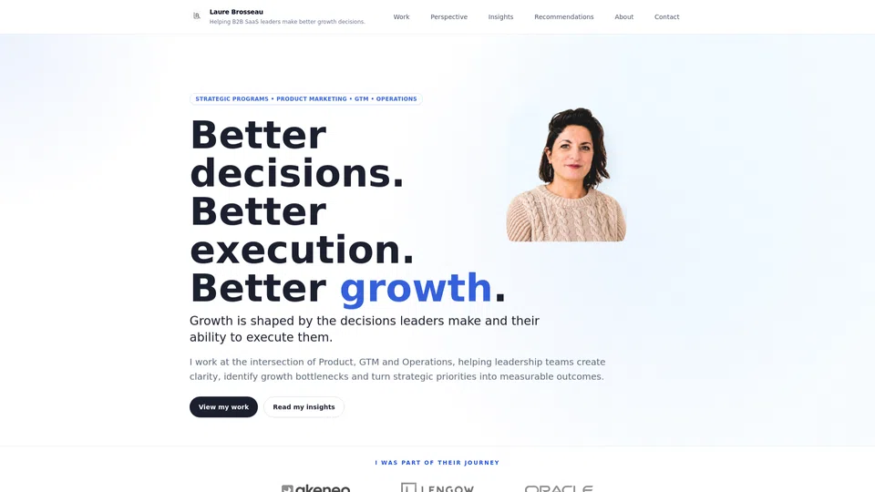 Homepage snapshot at launch