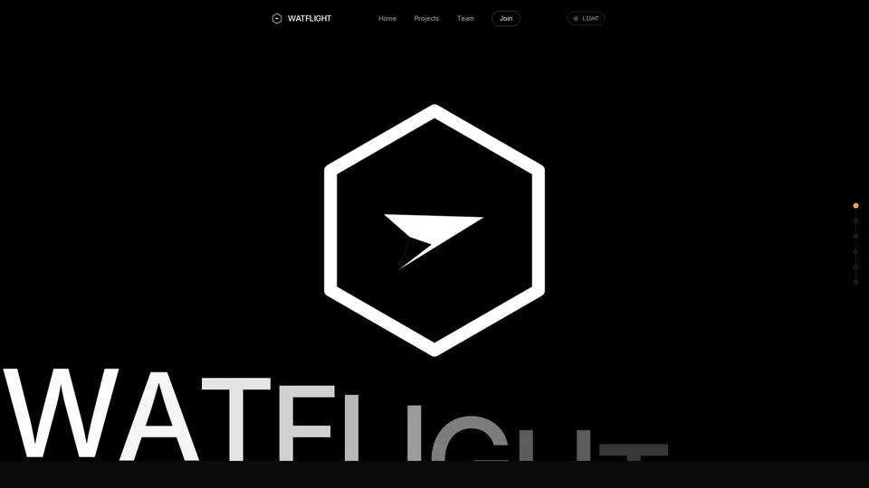 Homepage snapshot at launch