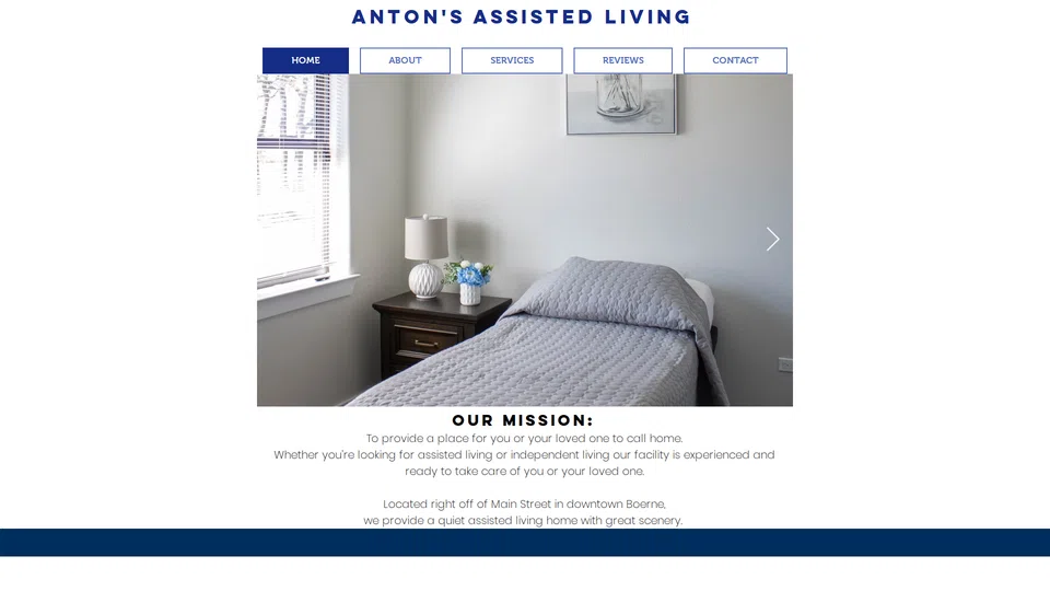 Homepage snapshot at launch