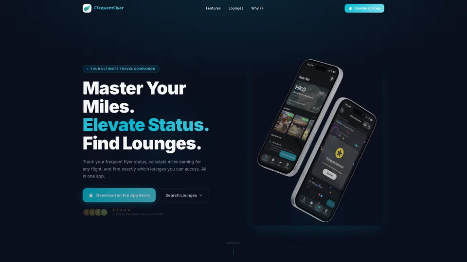 Homepage snapshot at launch