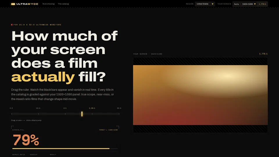 Homepage snapshot at launch