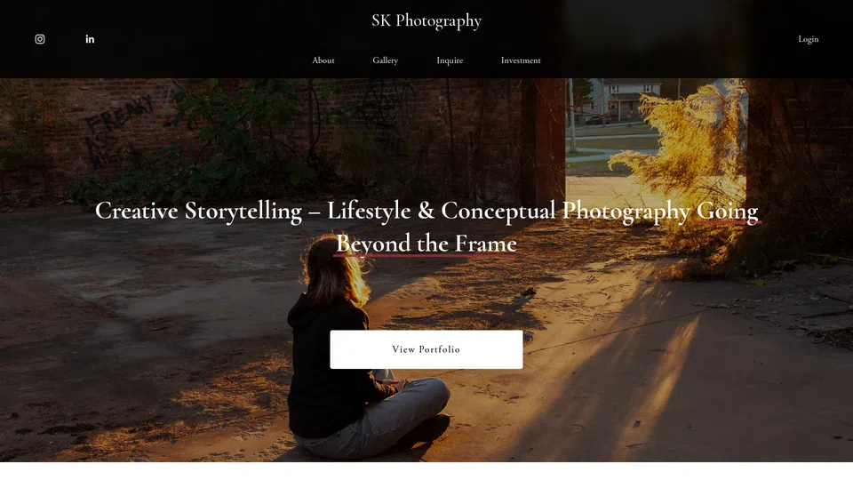 Homepage snapshot at launch