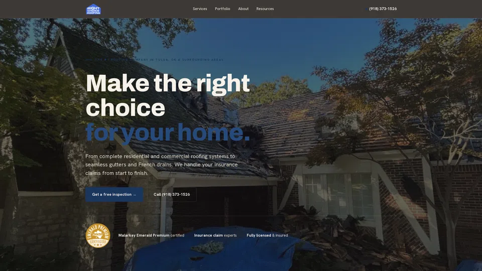 Homepage snapshot at launch