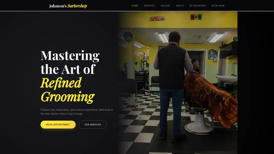 Homepage snapshot at launch