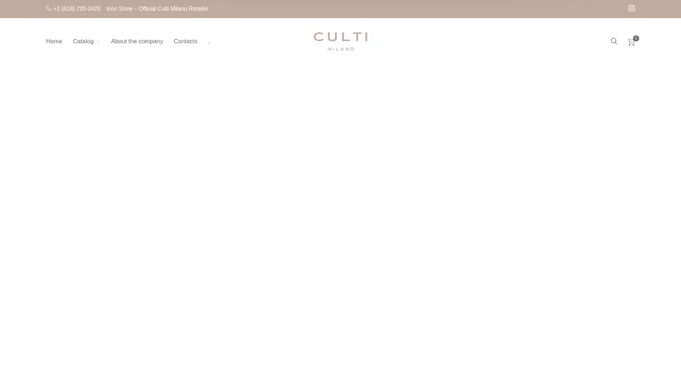 Homepage snapshot at launch