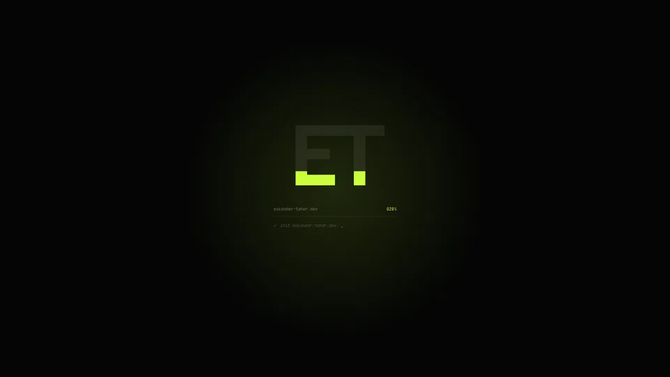 Homepage snapshot at launch