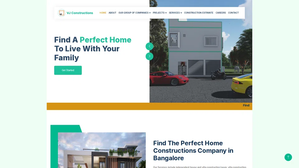 Homepage snapshot at launch