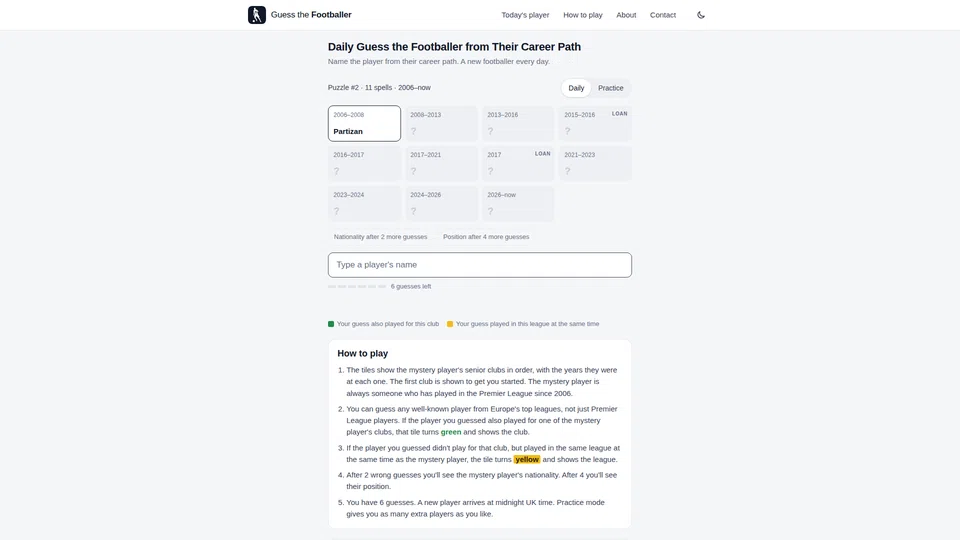 Homepage snapshot at launch