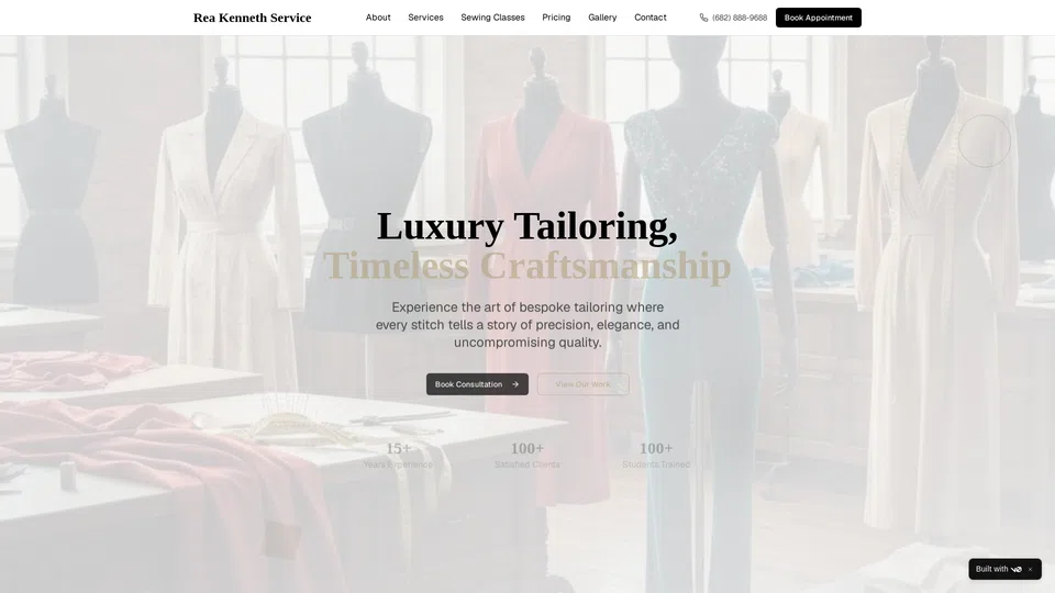 Homepage snapshot at launch