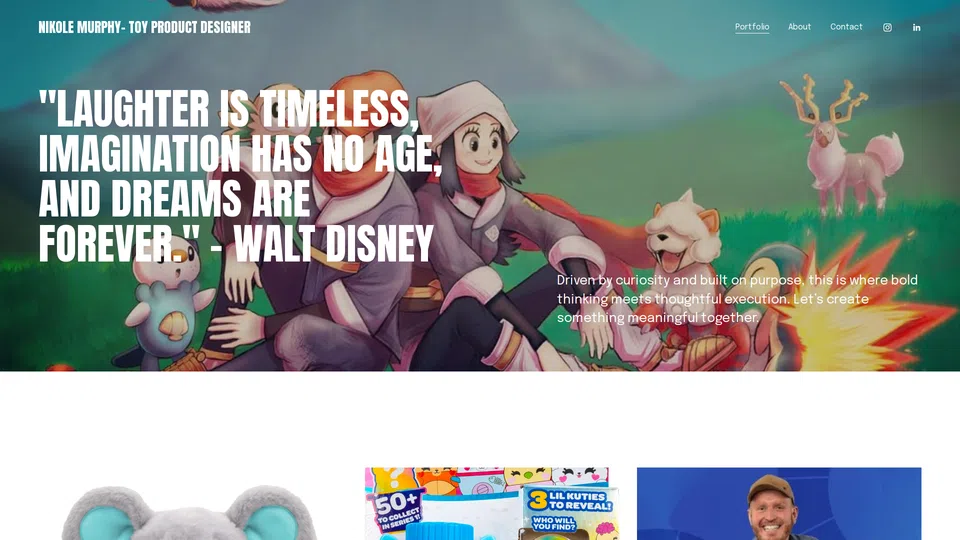 Homepage snapshot at launch