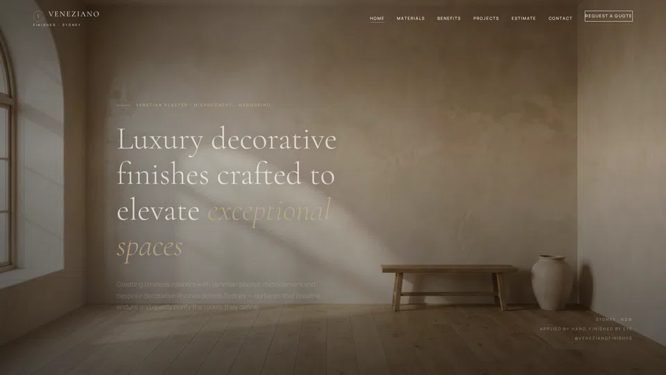 Homepage snapshot at launch