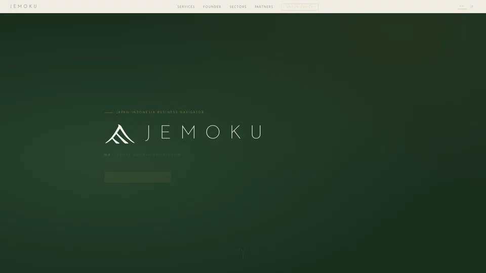 Homepage snapshot at launch