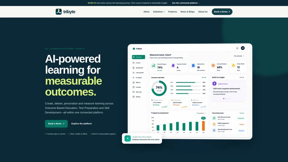 Homepage snapshot at launch