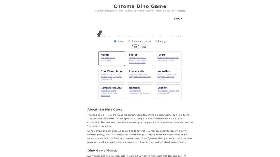 Homepage snapshot at launch