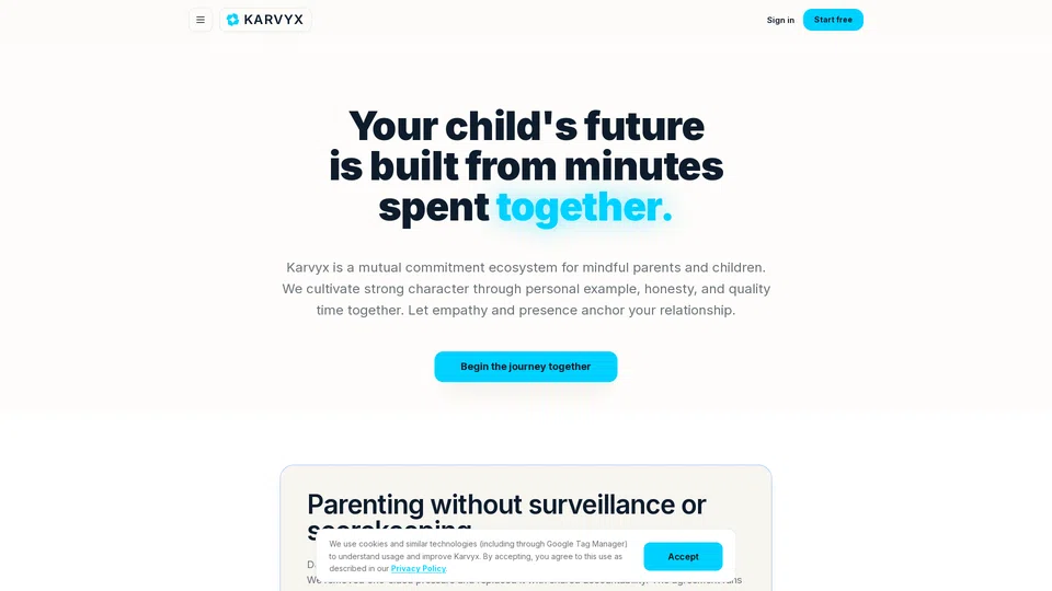 Homepage snapshot at launch