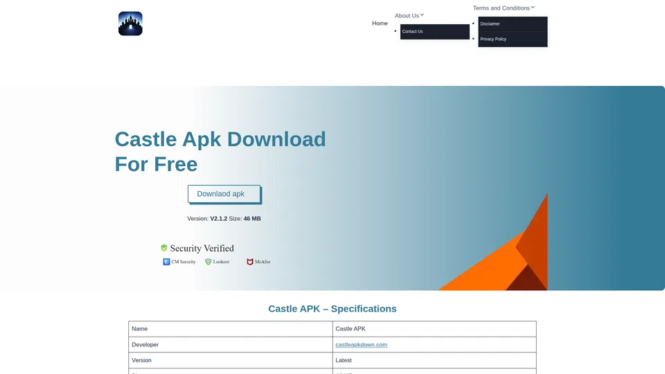 Homepage snapshot at launch