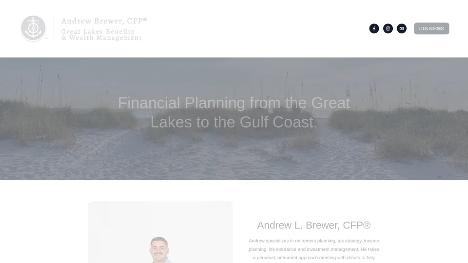 Homepage snapshot at launch