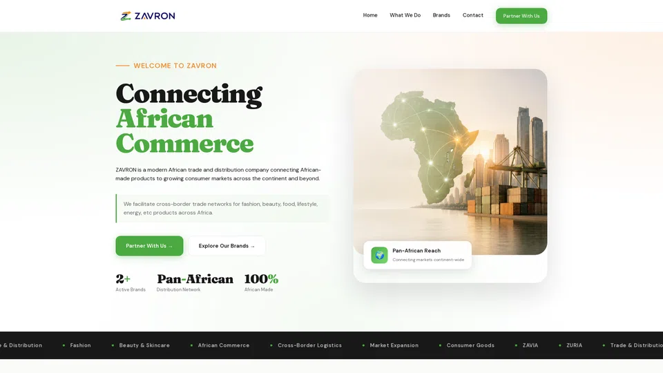 Homepage snapshot at launch