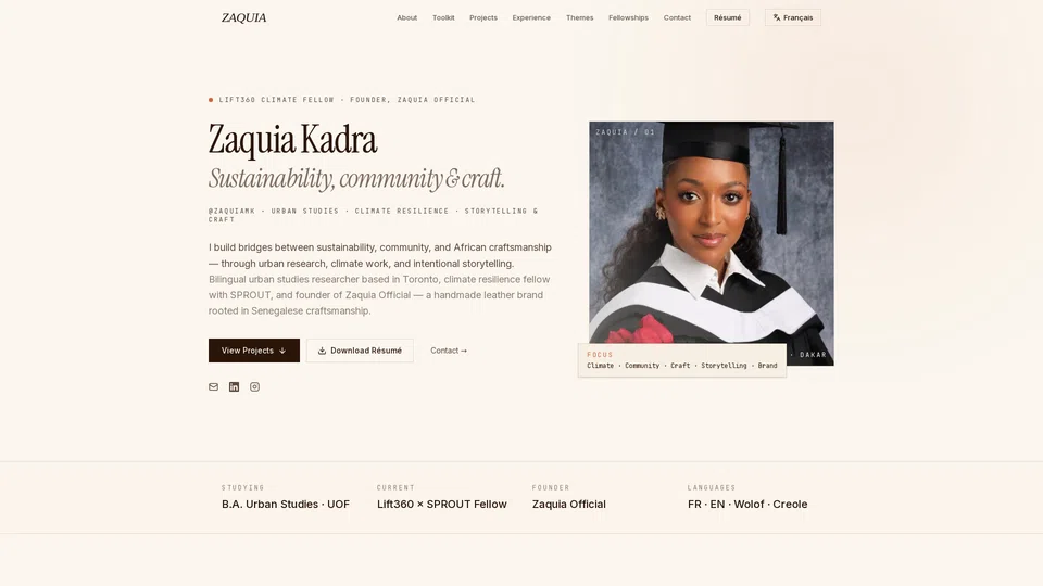 Homepage snapshot at launch