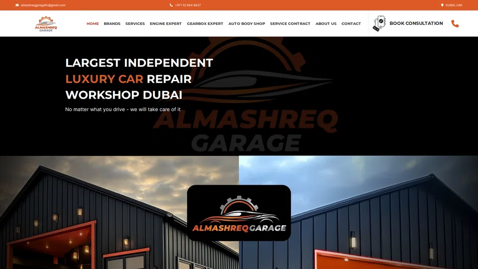 Homepage snapshot at launch