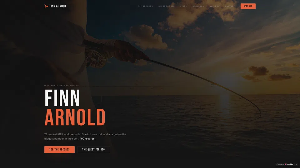Homepage snapshot at launch