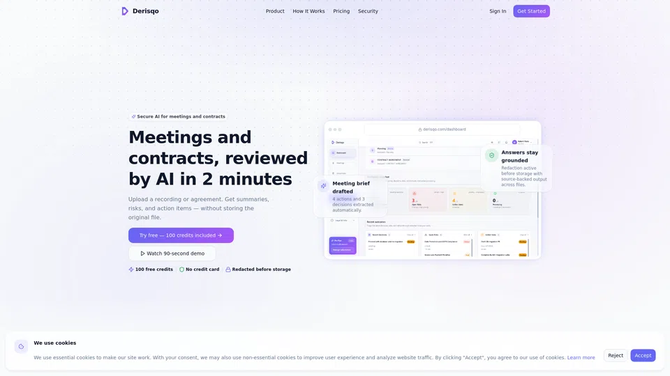 Homepage snapshot at launch
