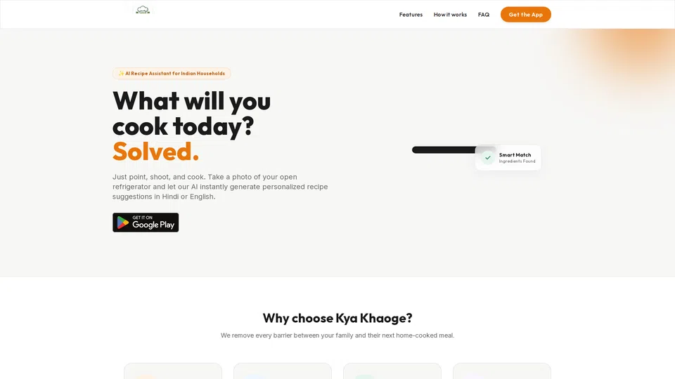 Homepage snapshot at launch