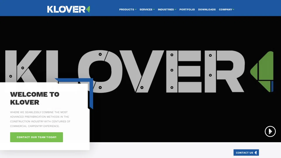 Homepage snapshot at launch